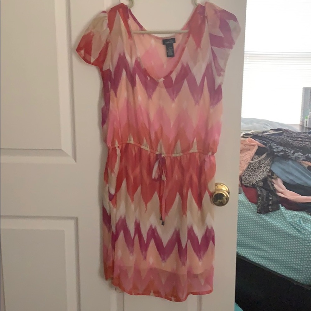 Pink, Red & Purple Dress